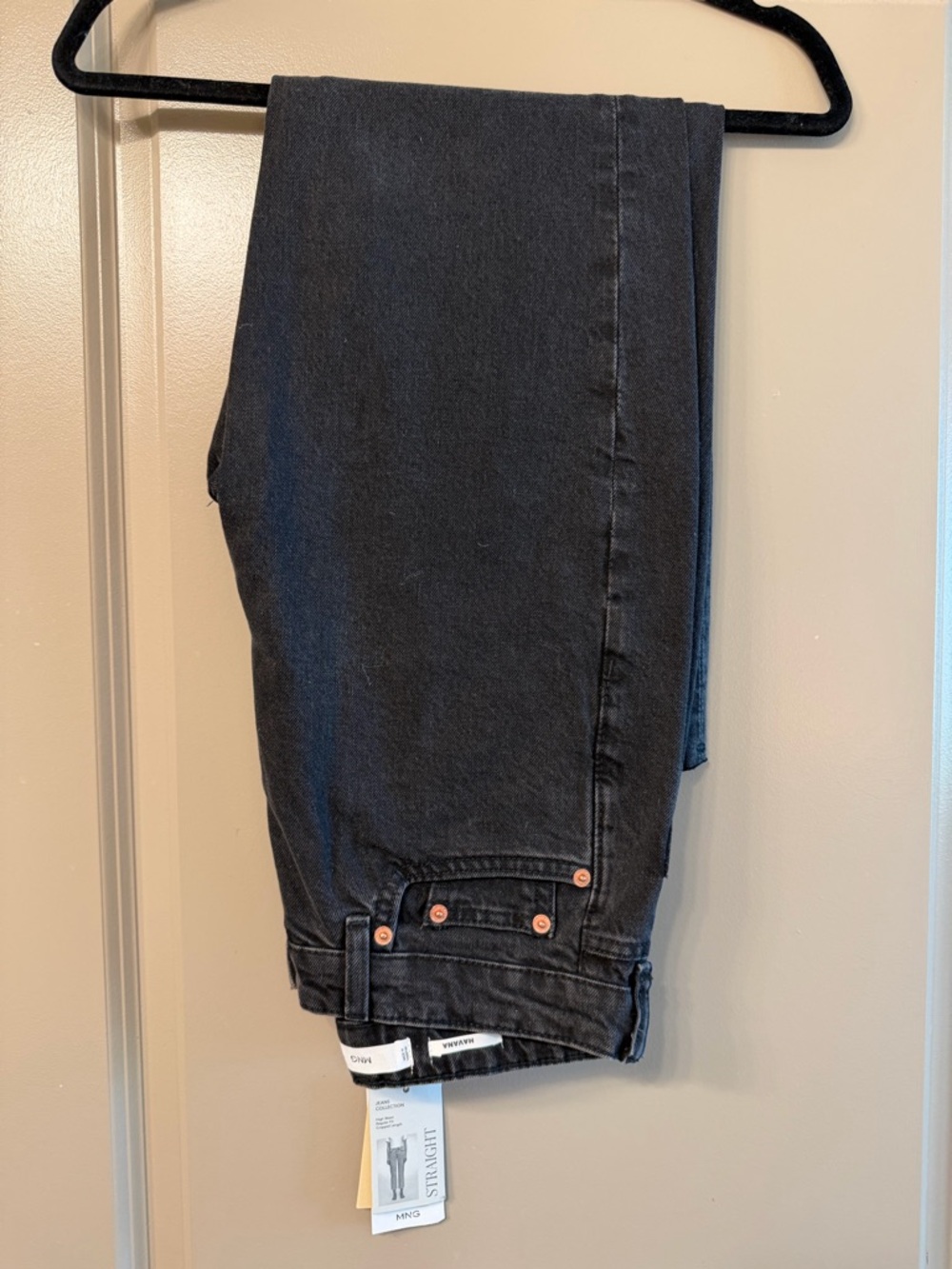 Women’s Straight Black Jeans